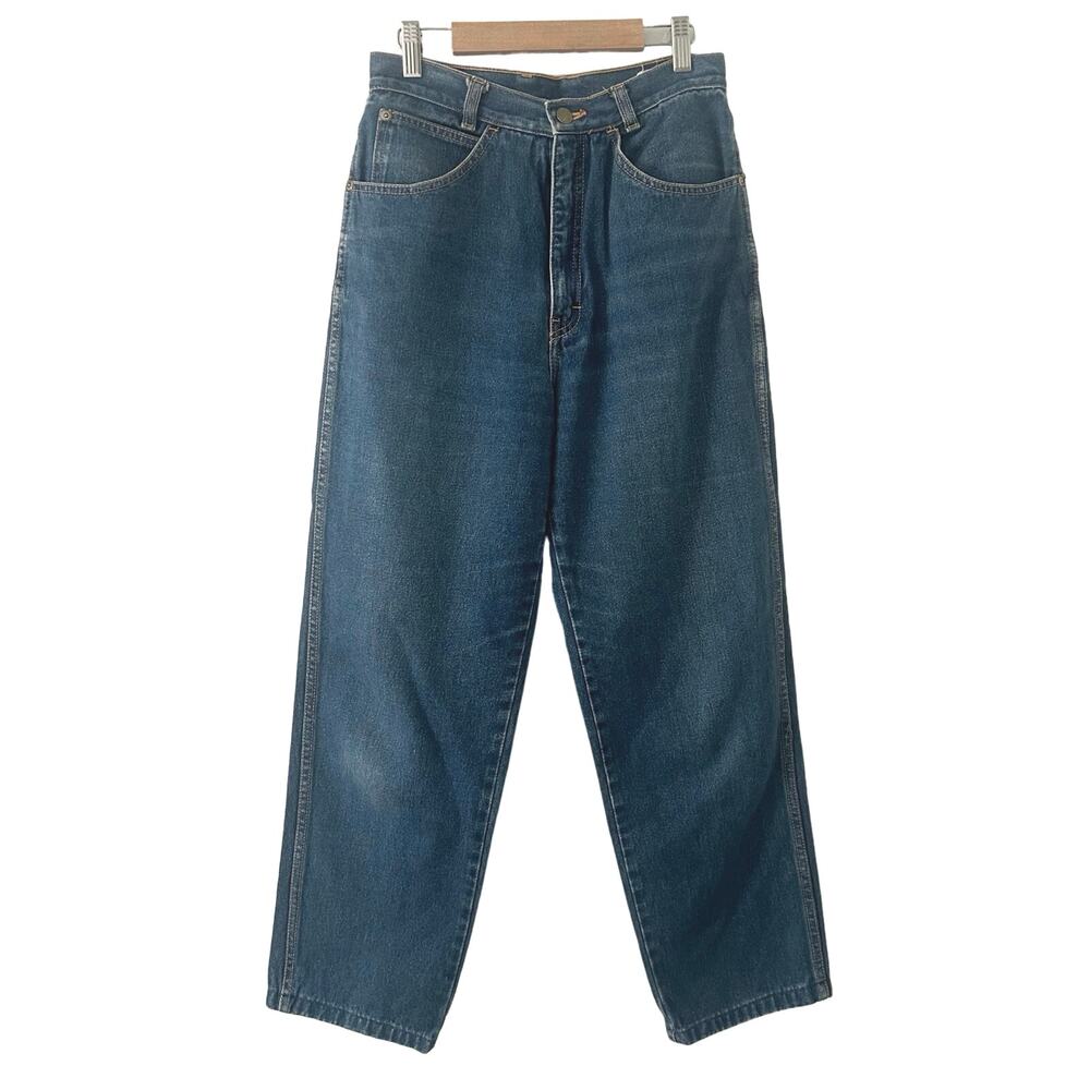 Vtg Brittania Women's Baggy Straight High Waisted Vintage Denim Jeans Size 11